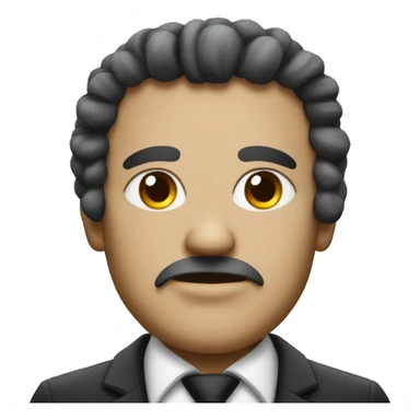 create a badge emoji for a supreme virus overlord, god of evil sticker