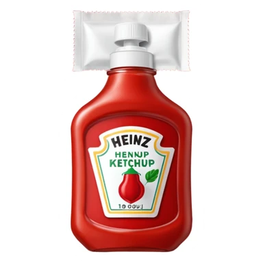 One Heinz Ketchup Sachets 10ml sticker