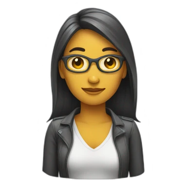 ux designer female sticker