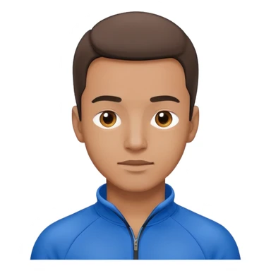 Bond man in a blue tracksuit sticker