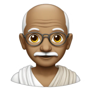 Gandhi sticker