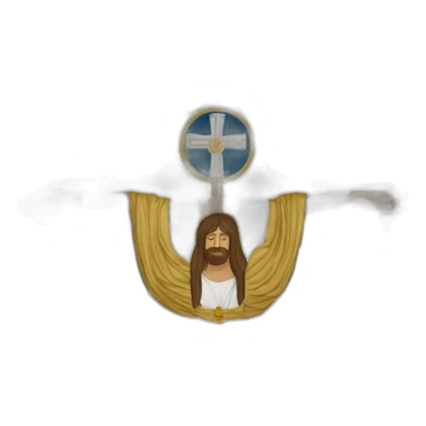 Drapeau Saint Mandylion Edessa Chrétiens orientaux Gonfalon Russie sticker