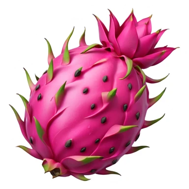 Dragon fruit emoji not spiny outside of dragonfruit  sticker