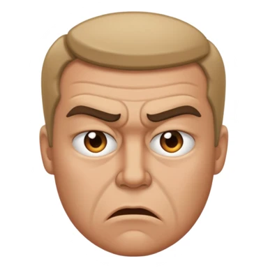 Swearing face sticker