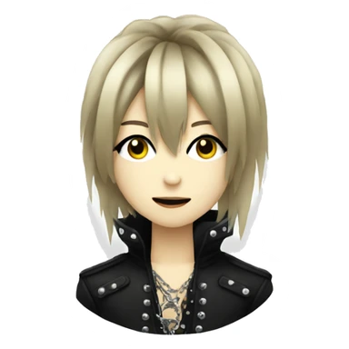 Visual kei singer sticker