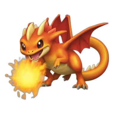 Dracaufeu pokémon sticker
