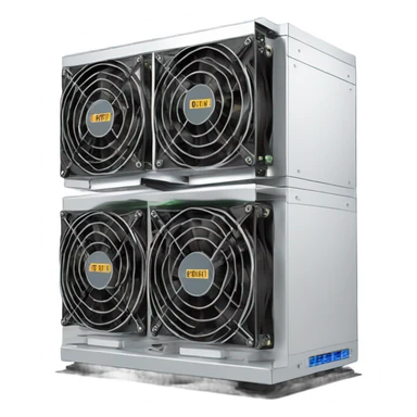 crypto miner unit sticker