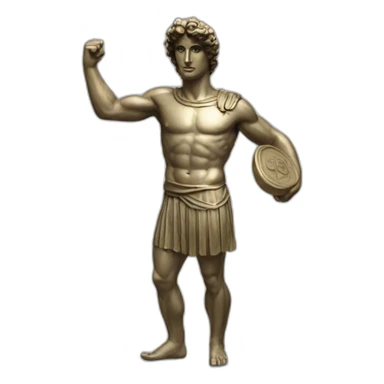 Greek Athelete Statue sticker