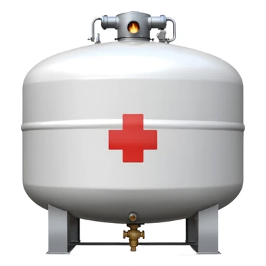 1000 gal residential propane tank white sticker