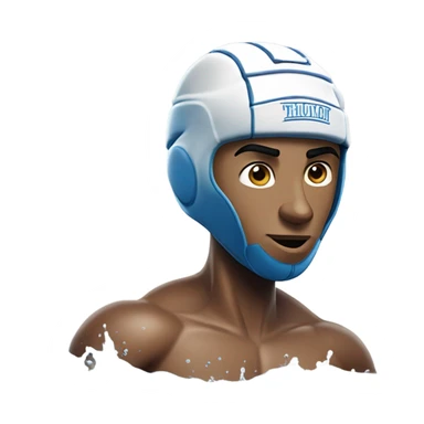 waterpolo player sticker