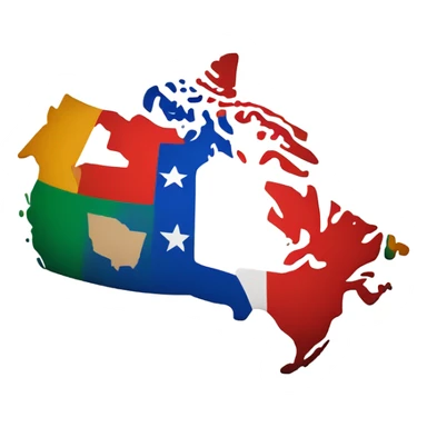 north America emoji sticker