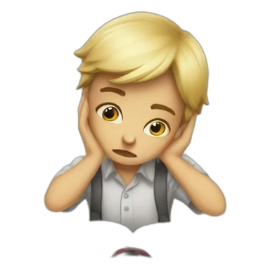 Struggling witg studies sticker