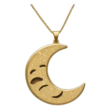 moon necklace  sticker