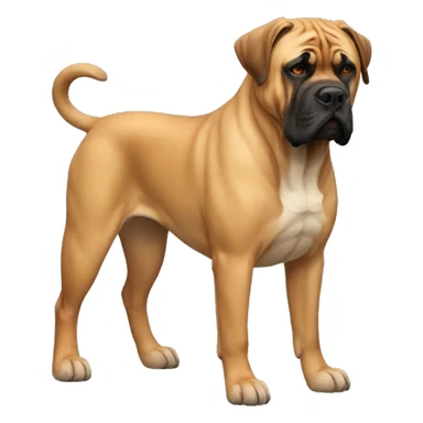 Bullmastiff Dog Breed Full Body sticker