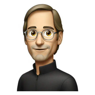 Young Steve Jobs sticker