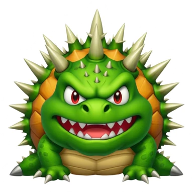 Confused bowser sticker