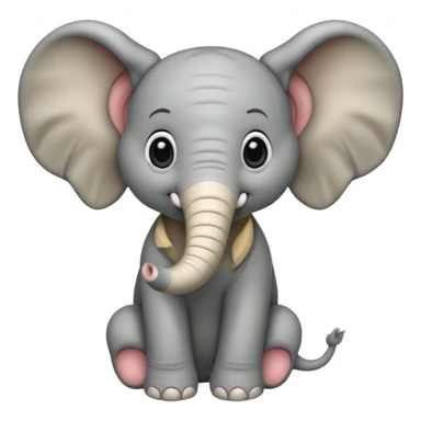 baby elephant sticker