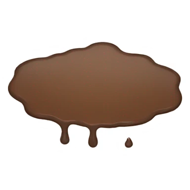 brown puddle  sticker