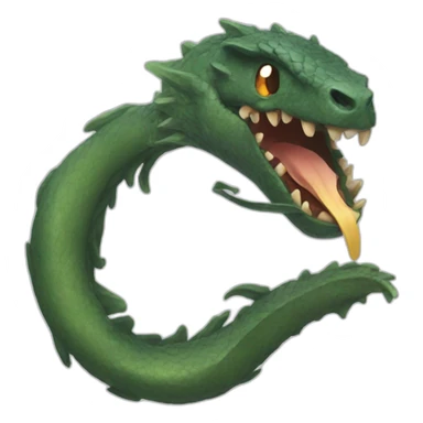 Intense ouroboros sticker