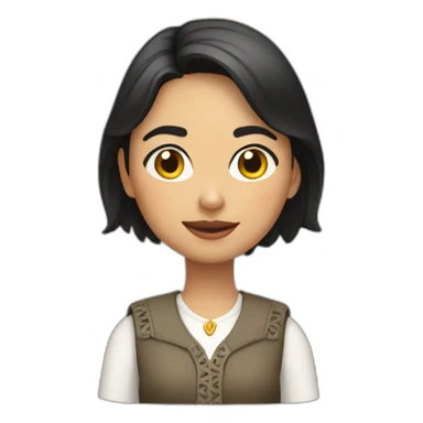 Maestra morena joven sticker