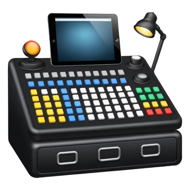 lighting desk sticker