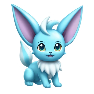 Glaceon Vaporeon Sylveon Pokémon sticker