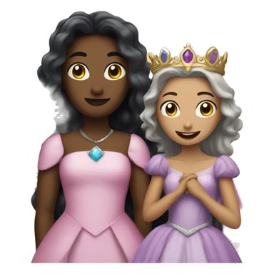 a princess and a monster sticker