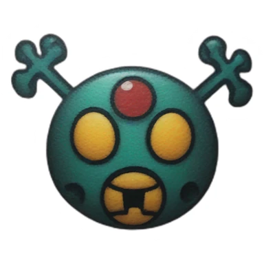 Nakama one-piece cross tattoo on wrist sticker