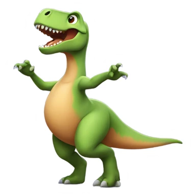 Dinosaur dancing  sticker