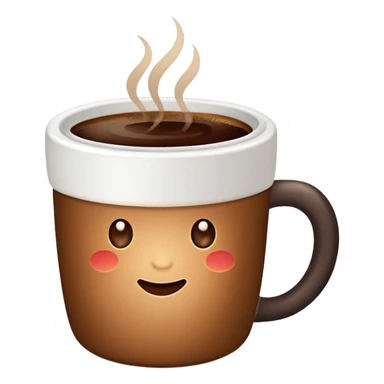 Cozy warm coffee sticker