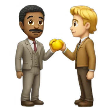 one plush man versus développer sticker