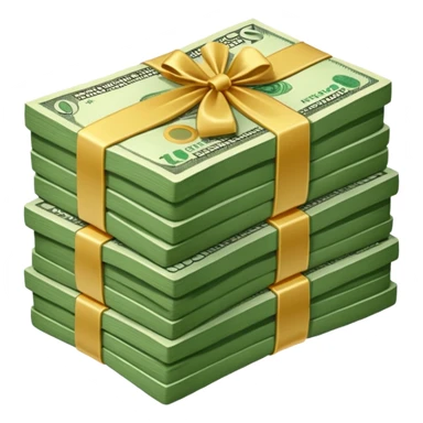 GIGANTIC STACK OF MONEY sticker