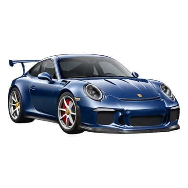 navy porsche gt3 sticker