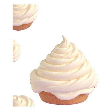 whipped cream swirl sticker