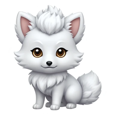 Alolan vulpix (all white) sticker