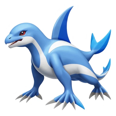 Silvally-Kyogre-Latios-Fakémon-hybrid-creature (full body)  sticker