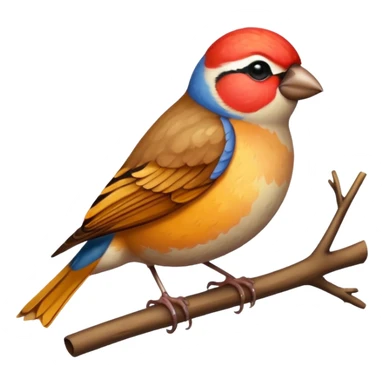 Finch bird sticker