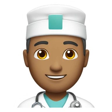 Male nurse sticker