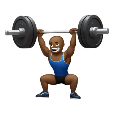 Weightlifter with Text „c23“ above  sticker