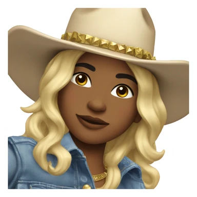 Estrellas tipo disco aesthetic cow girl sticker
