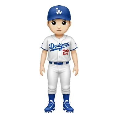 Dodgers baseball attire  sticker