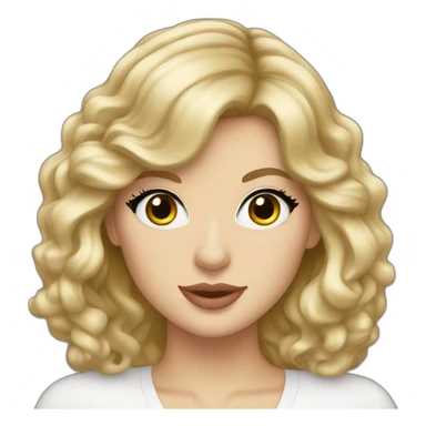 Taylor Swift. Blonde Woman. sticker
