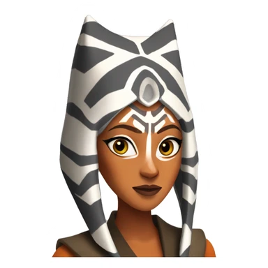 Ahsoka from Star Wars sticker