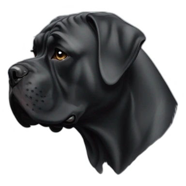 Cane Corso in profile sticker