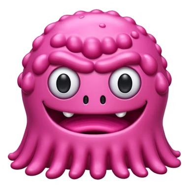 pink slime monster sticker