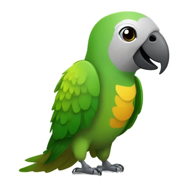 happy senegal parrot sticker