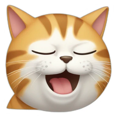 Sneezing cat sticker