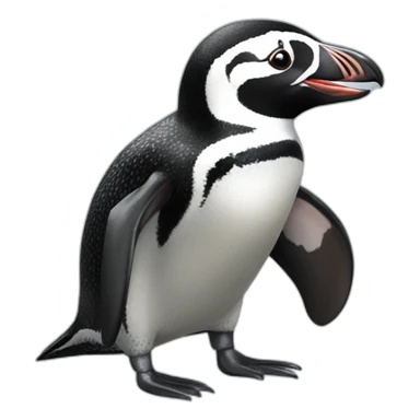 a cape african penguin sticker