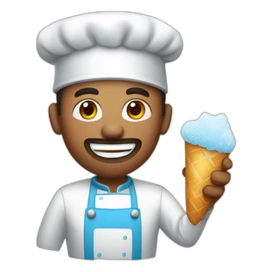 Cook with Ice sugar sticker