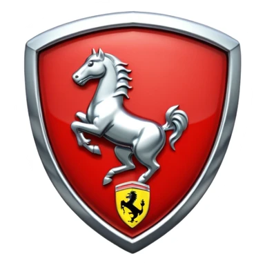 Real Ferrari badge sticker
